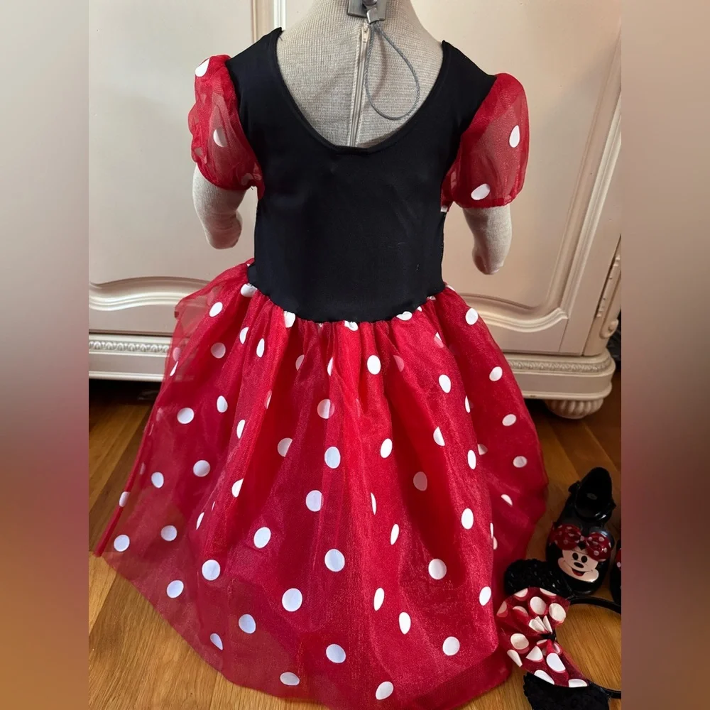 Minnie Mouse dress up headband ears play Disney Store Costume World Disneyland 6